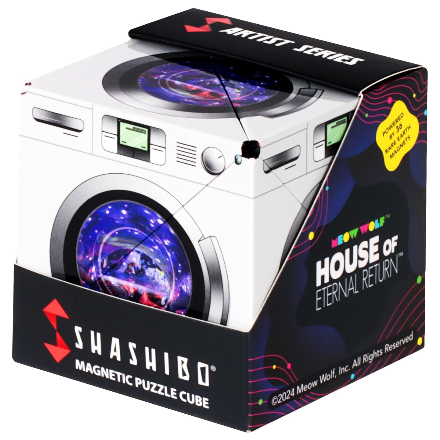 Shashibo Shape Shifting Box with magnet cubes for creative play and focus.