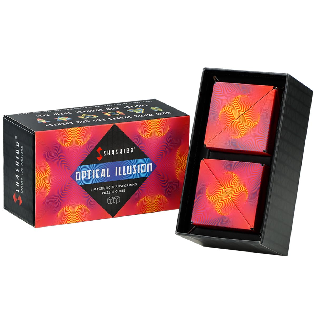 Shashibo shape shifting box with 36 magnets for tactile focus
