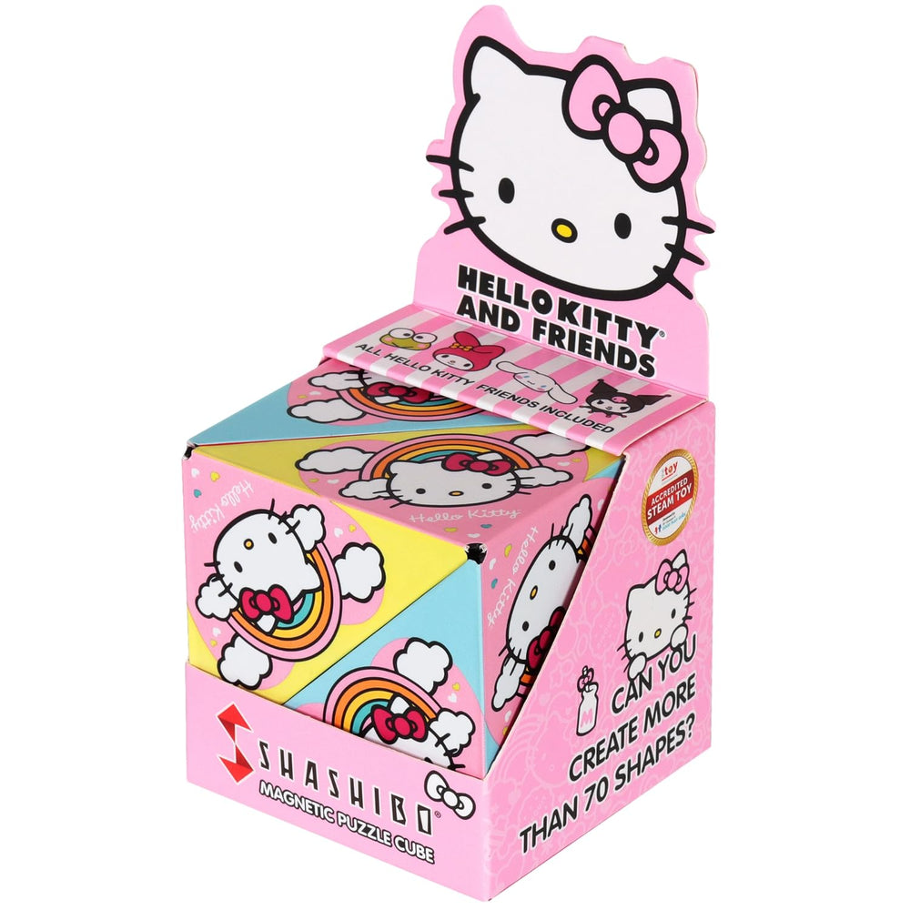 Shashibo Shape Shifting Box Rainbow enhances focus with tactile play.