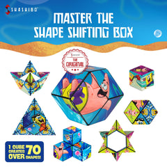 Shashibo SpongeBob artwork patterns invite playful engagement and sensory fun.