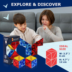 Shashibo Squared Box magnetic twist supports focus and mindful play sessions.