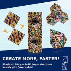 Shashibo Squared compact design fits in a pocket for on-the-go focus sessions.