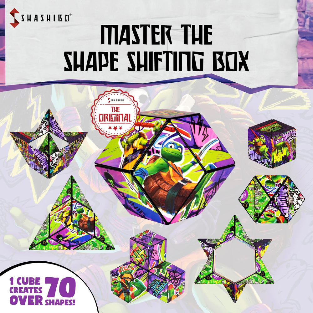 Shashibo textured matte surface shows durable finish for long-lasting play.