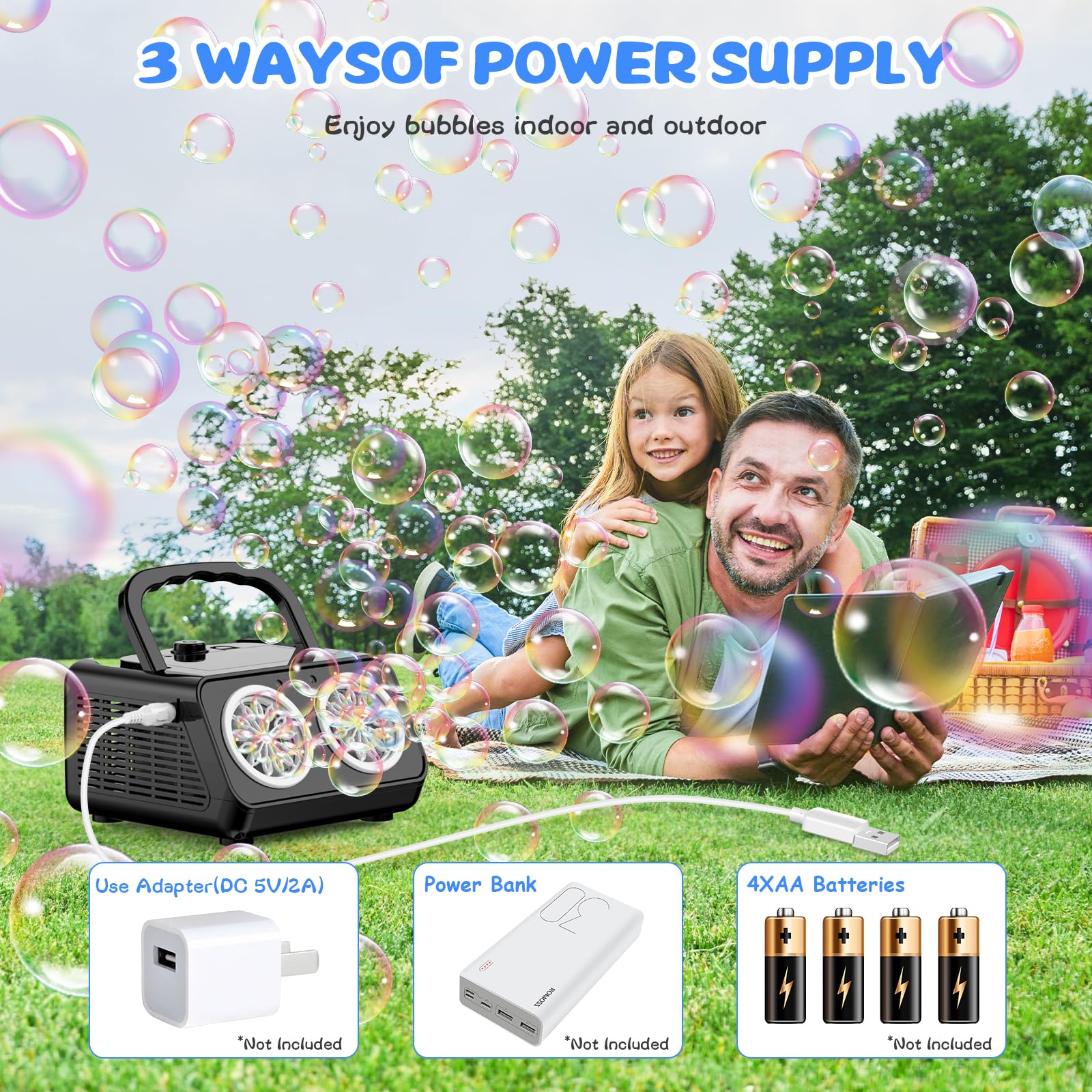 SHCKE setup is easy and supports three power options for instant fun.