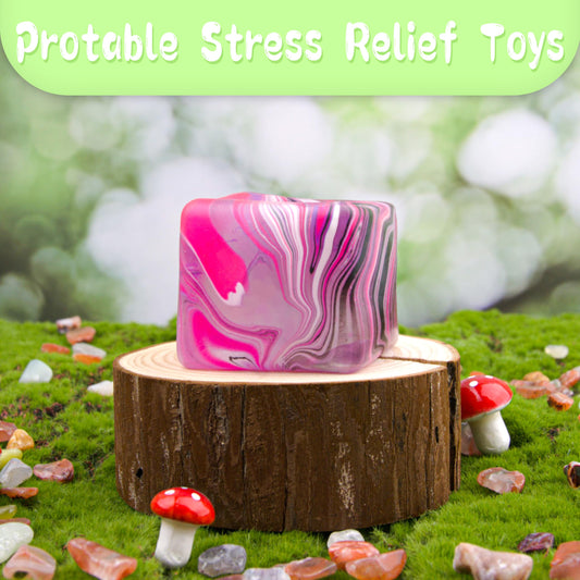 Sheenice stress ball provides dual relief through squeezing and fidgeting for calm focus.