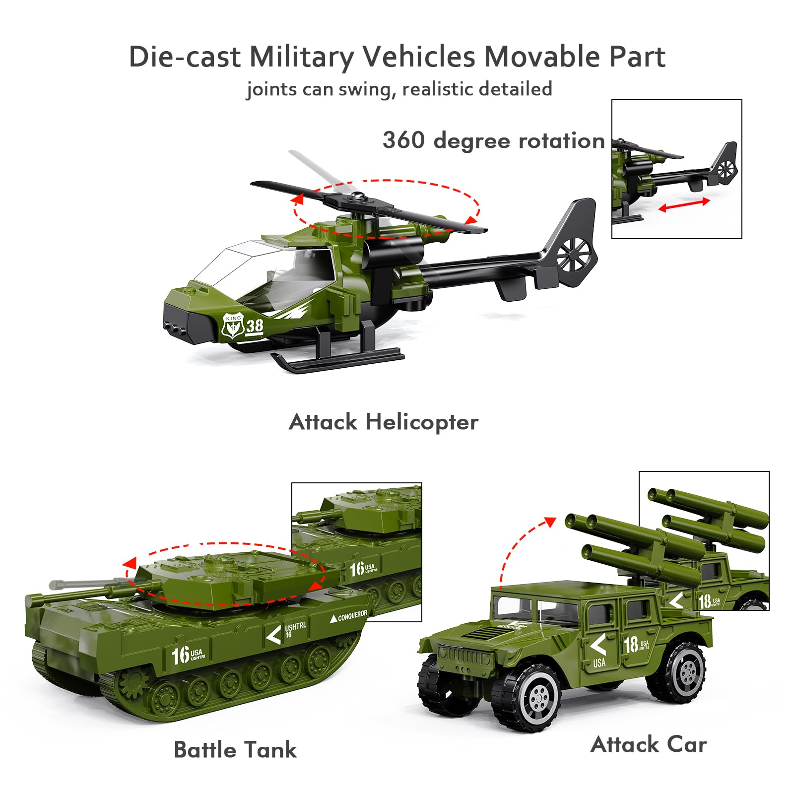 Shellvcase diecast army panzer top view highlighting durable finish