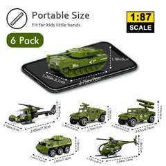 Shellvcase diecast army toy set closeup with detailed textures and color