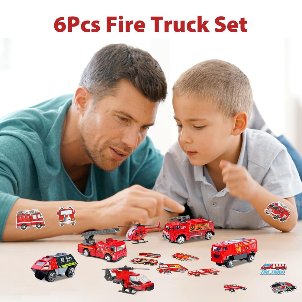 Shellvcase diecast fire truck offers realistic weight for immersive pretend play