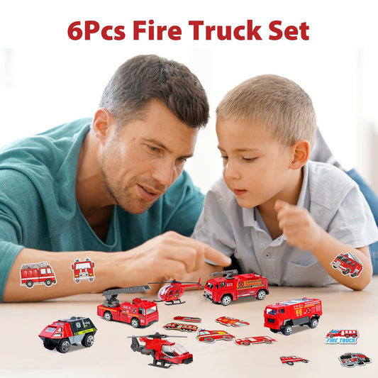 Shellvcase diecast fire truck offers realistic weight for immersive pretend play