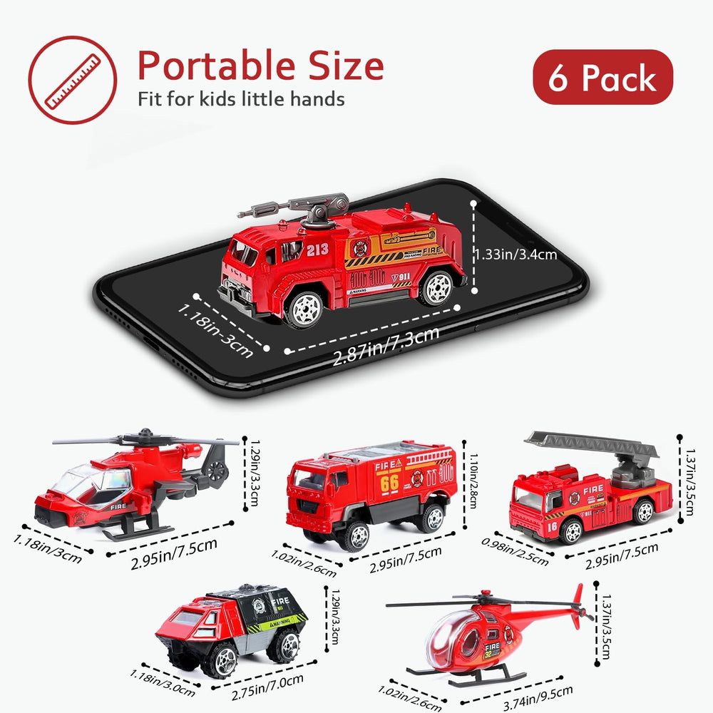 Shellvcase fire truck stickers 20pcs add variety for customization and creativity