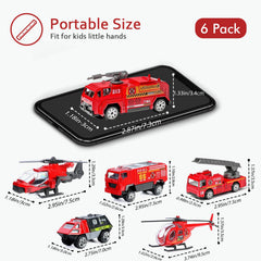 Shellvcase fire truck stickers 20pcs add variety for customization and creativity