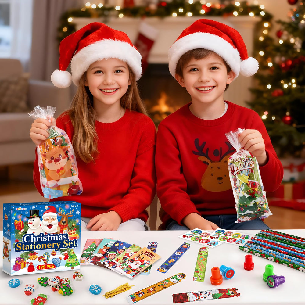 Shemira Christmas stamps—fun designs for creative worksheets and party activities.