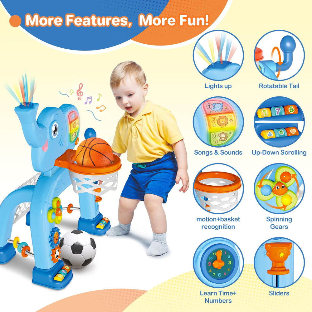 Shemira elephant trunk light button boosts playtime ambiance