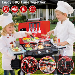 Shemira kitchen playset includes 35 accessories for imaginative meals