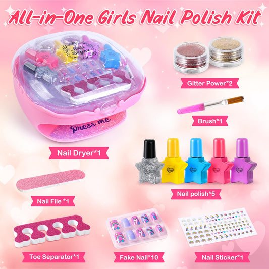 Shemira nail-paint-colors-set offers bright polishes for at-home fun.