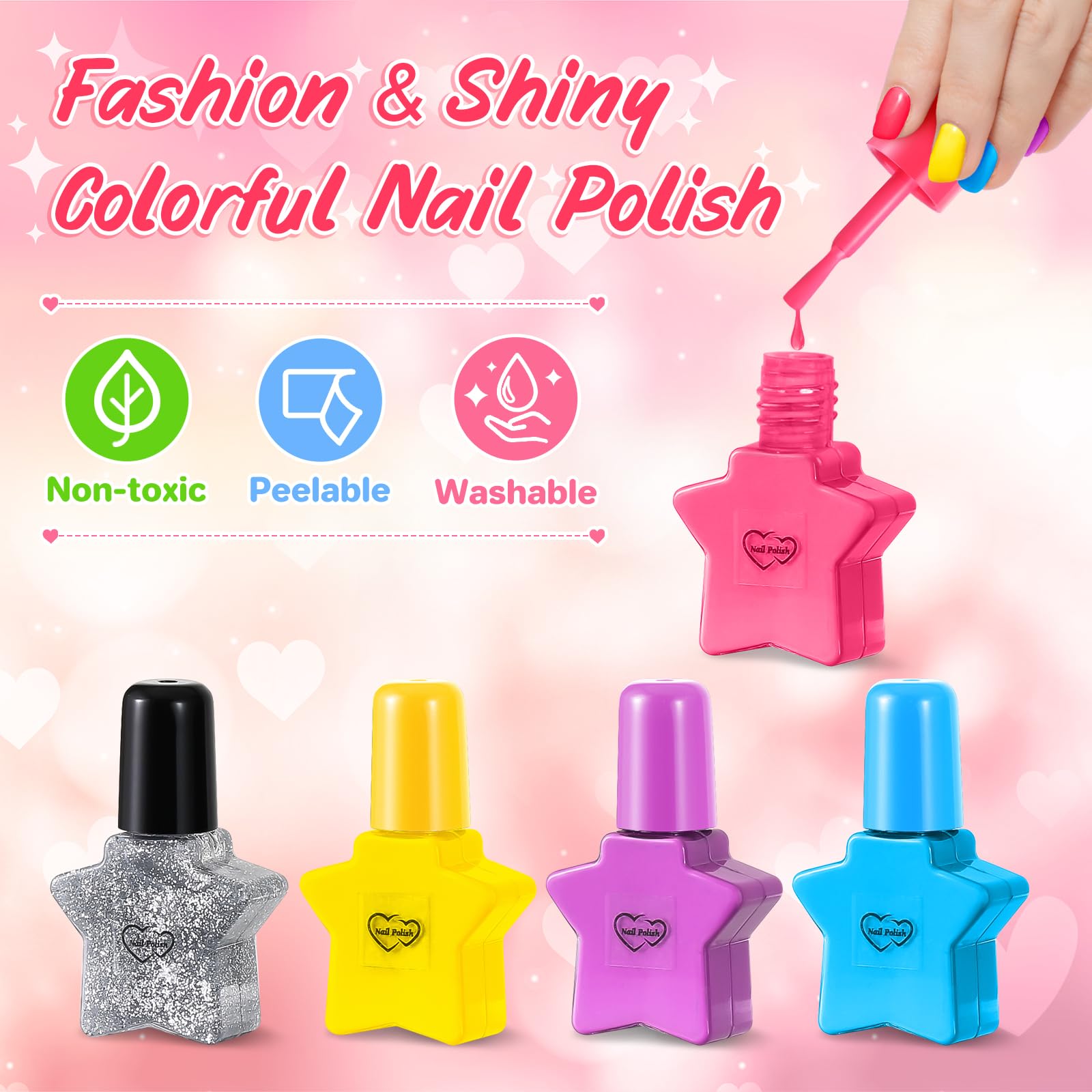 Shemira set of 10 false nails for quick style switches
