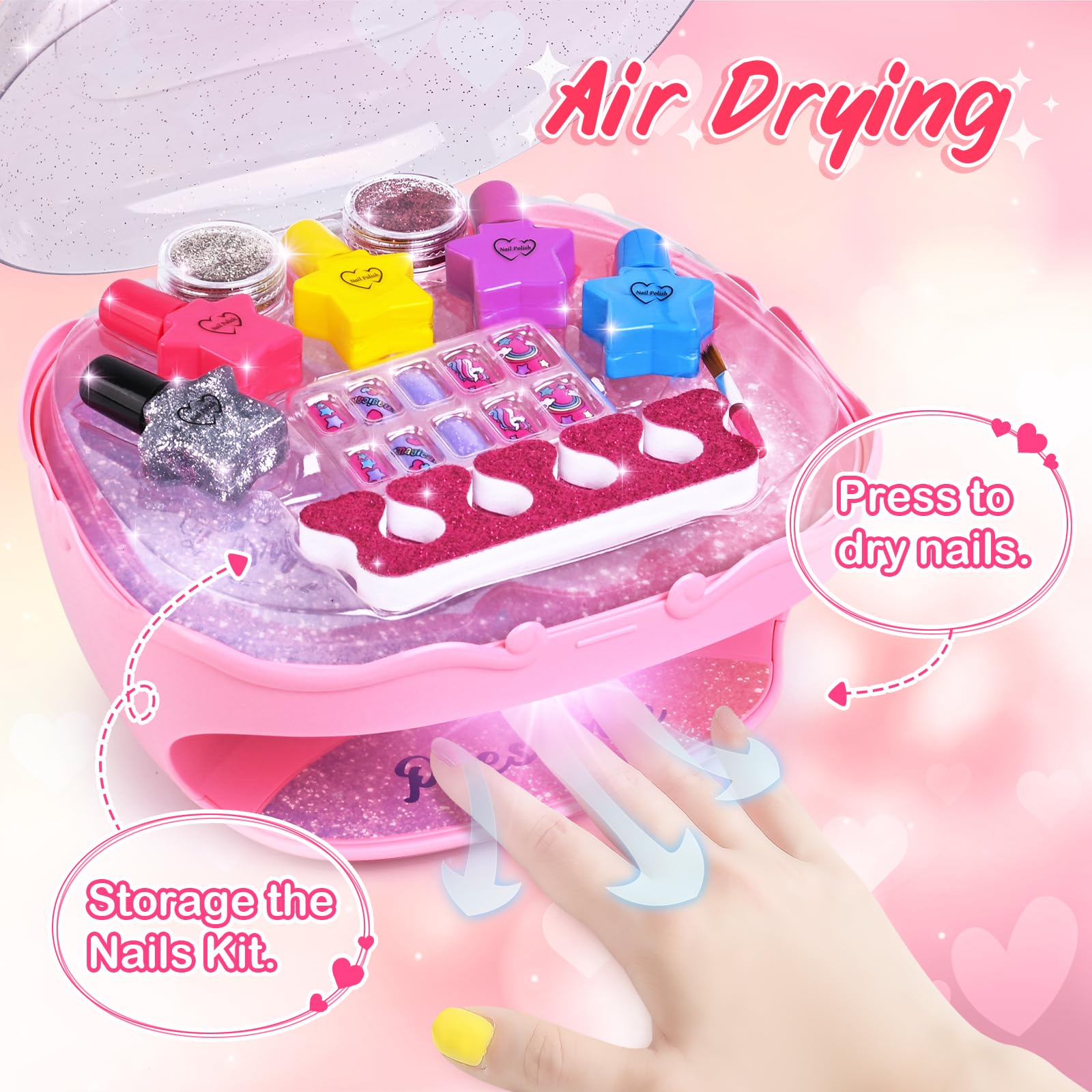 Shemira nail-stickers-sheet enables quick, creative designs.