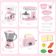 Shemira play kitchen colorful accessories for joyful role play.
