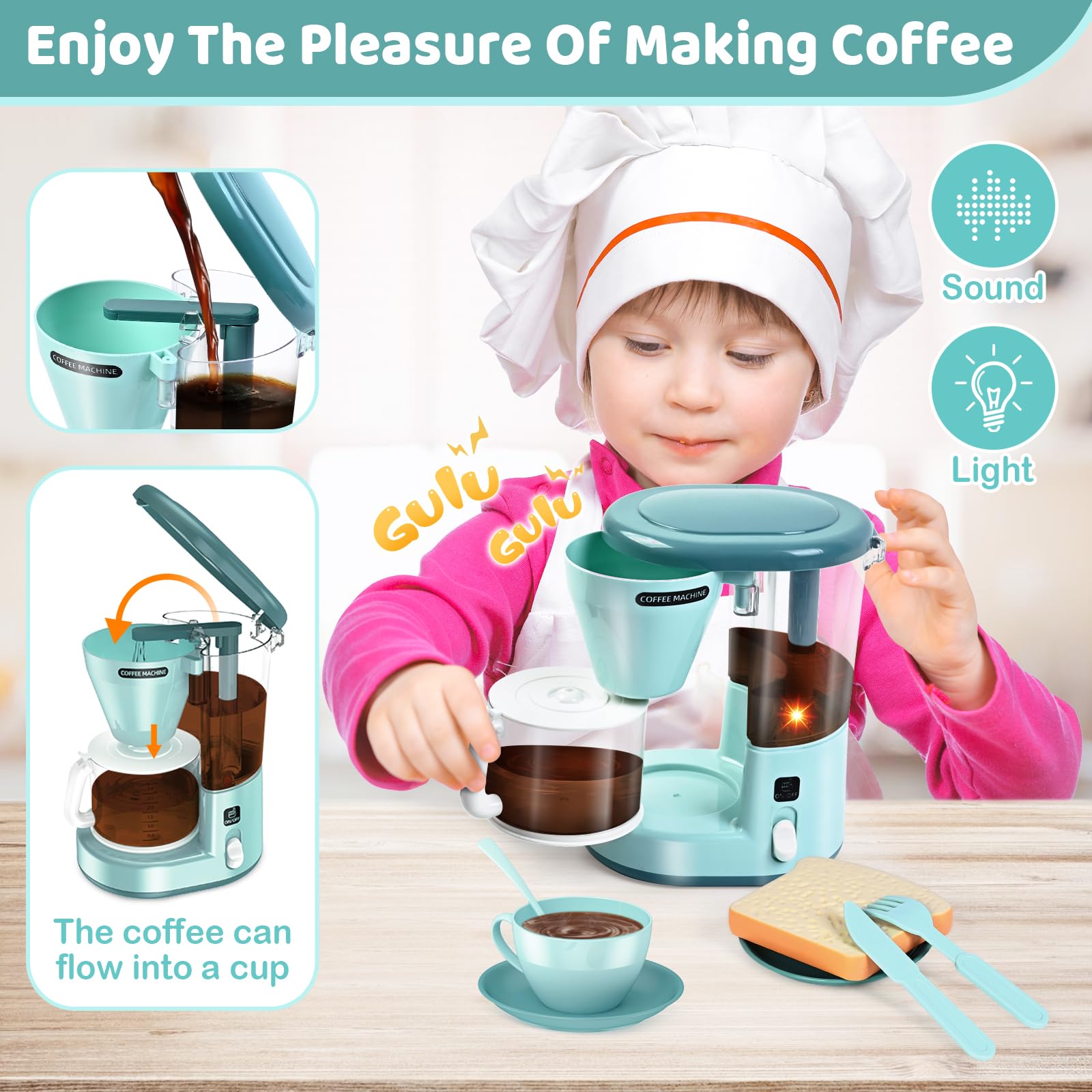 Shemira play kitchen food set with dishes sparks shared cooking adventures.