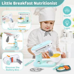 Shemira play kitchen mixer with whips encourages hands-on role-play cooking.