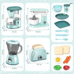 Shemira play kitchen utensils complete the cooking station for budding chefs.
