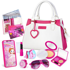 Shemira Play Purse for little girls, compact carry size for pretend shopping fun