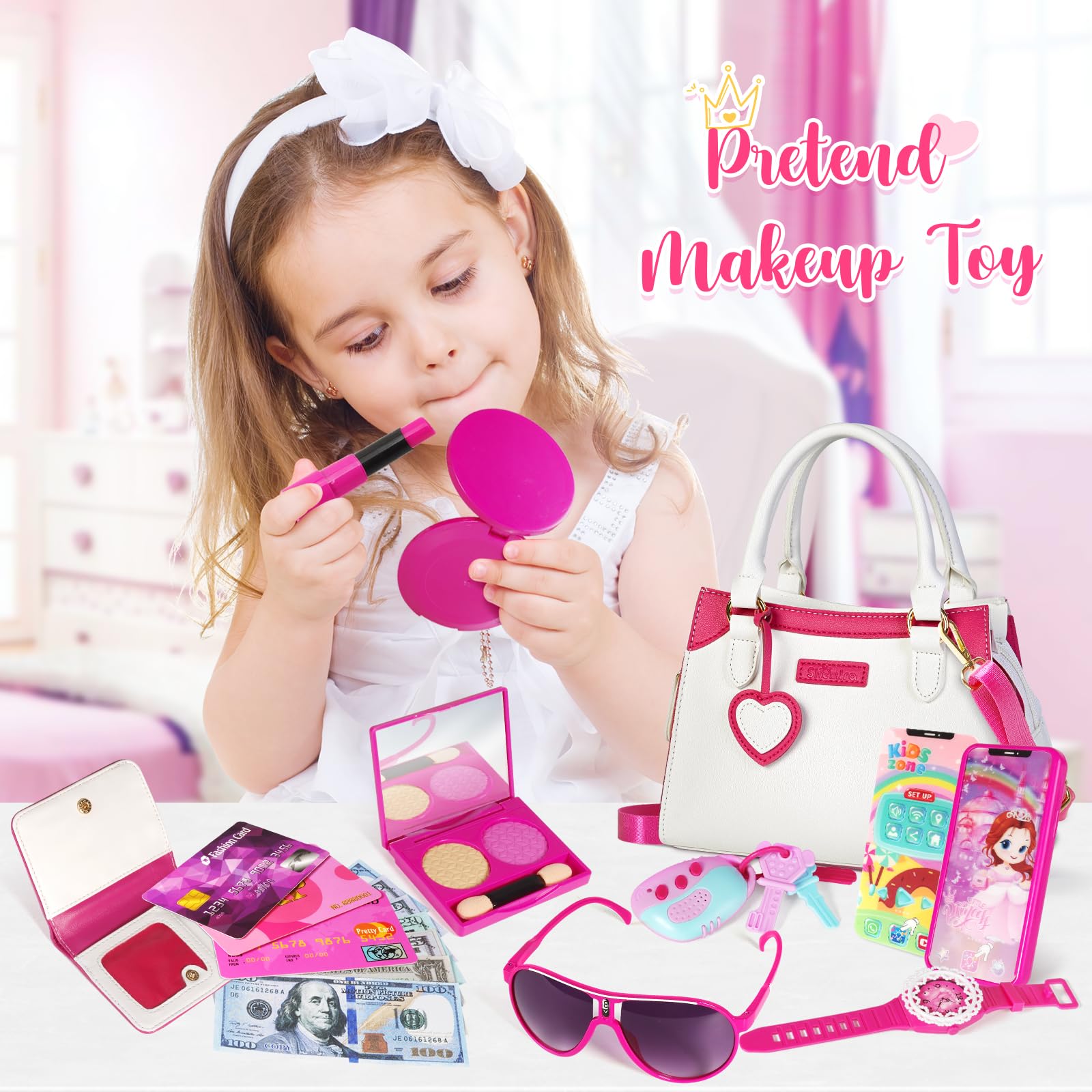 Shemira Play Purse mess-free makeup kits for imaginative beauty play