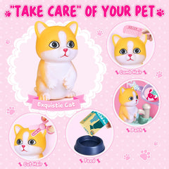 Shemira PVC cat doll image highlighting a safe, durable cat for pretend care
