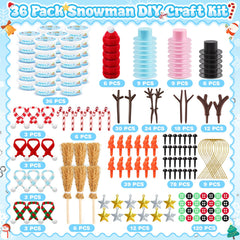 Shemira Snowman Kit hats and buttons for custom decorations.