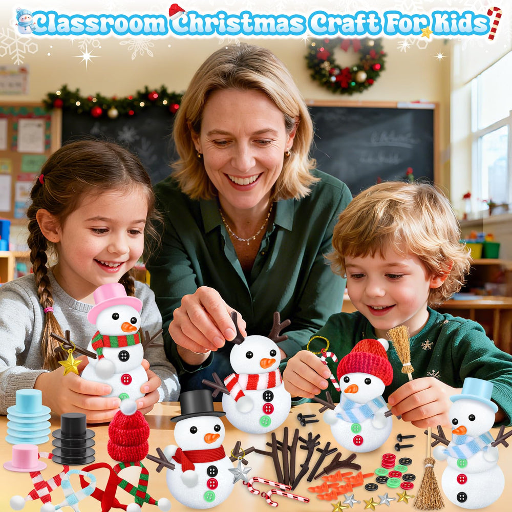 Shemira Snowman Kit scarves and arms for varied styles.