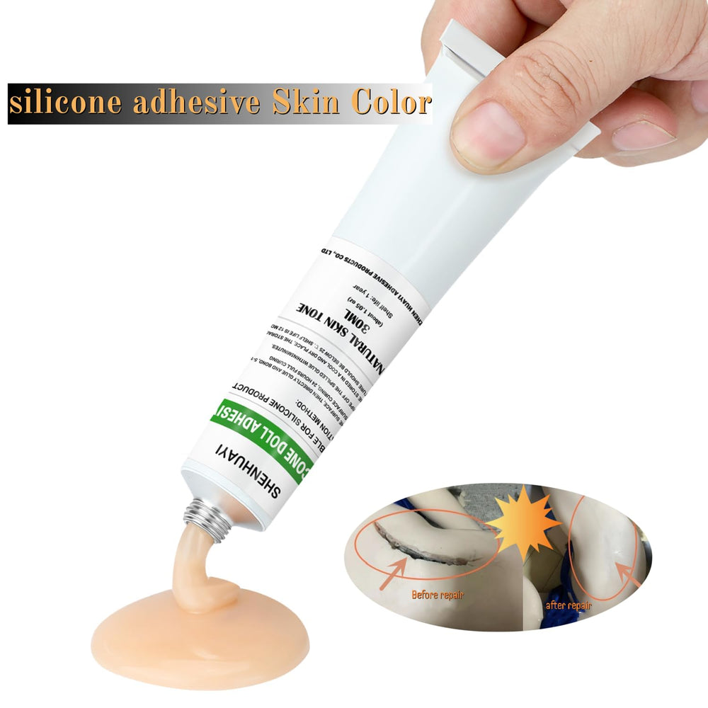 SHENHUAYI silicone adhesive skin color finish preview for realistic color matching