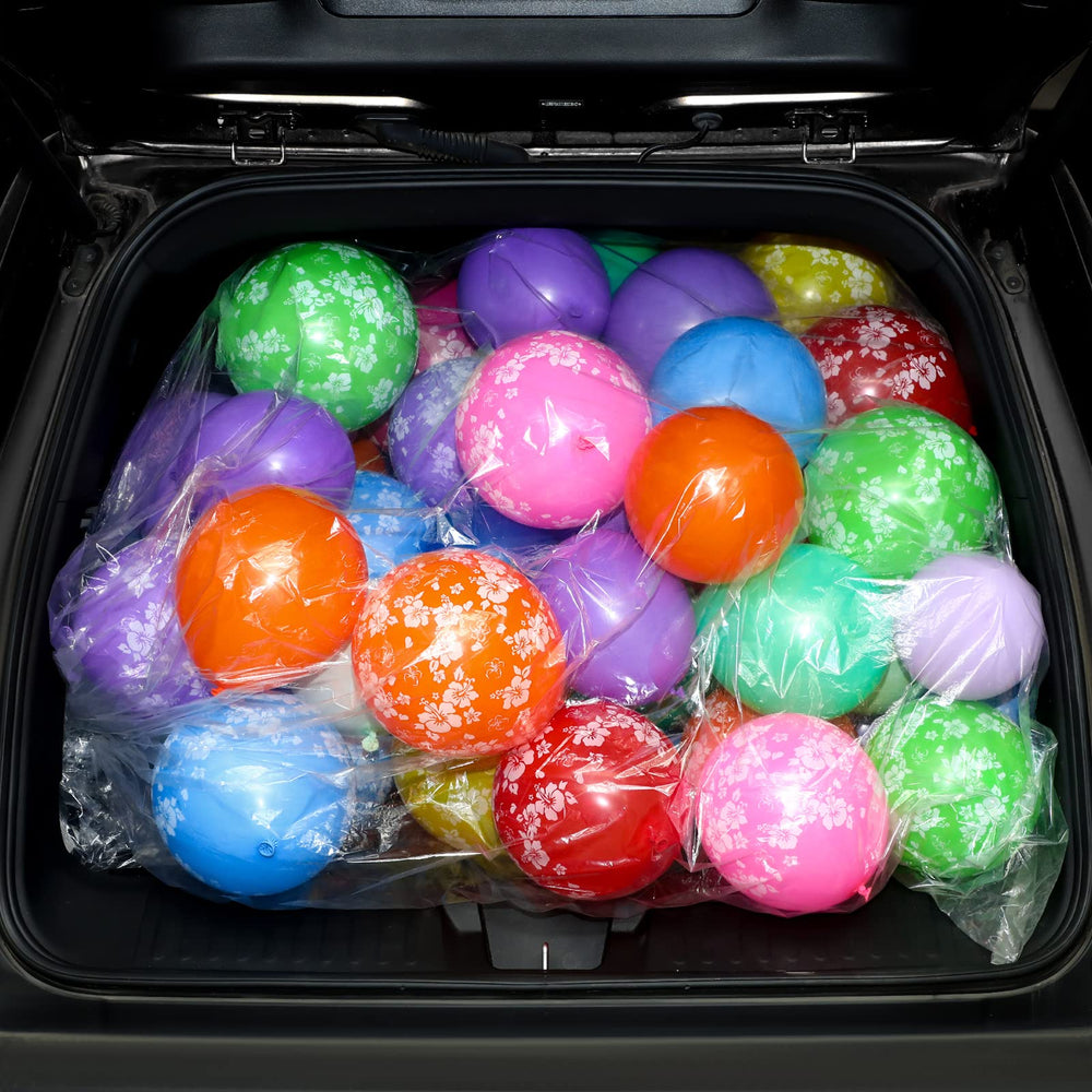 Sherr transport bag accommodates oversized party balloons for gender reveals.