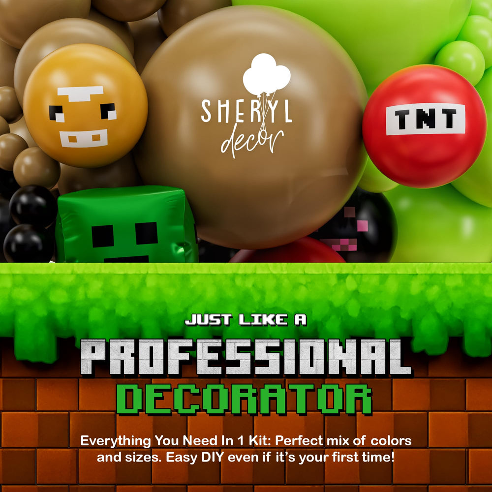SHERYL DECOR bonus foil balloon creeper for extra wow factor.