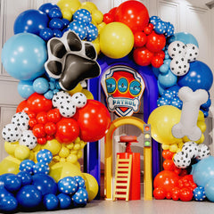 SHERYL DECOR Paw Balloons Arch Kit creates a dramatic backdrop for parties