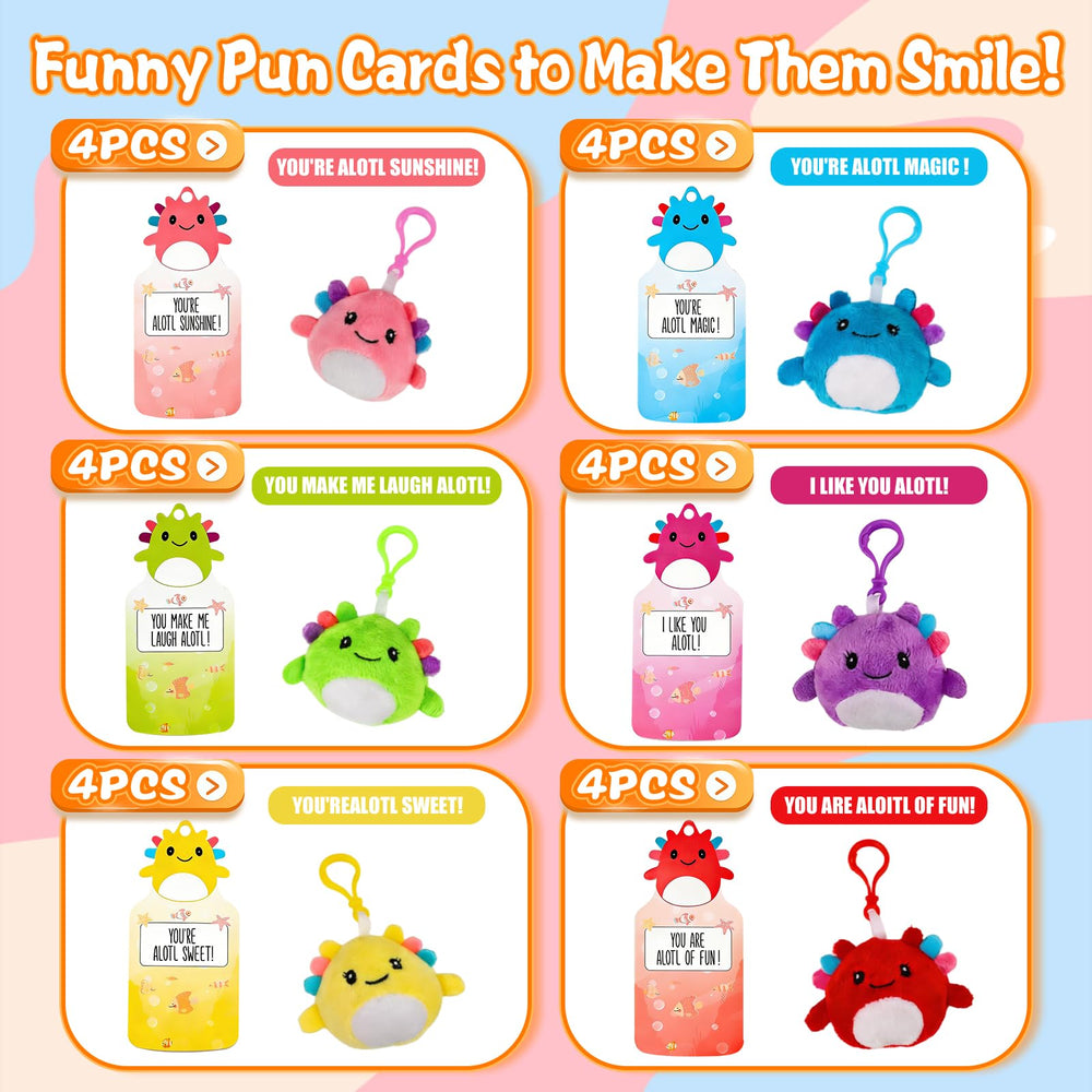 Shestal axolotl plush keychain red for vibrant zipper pulls.