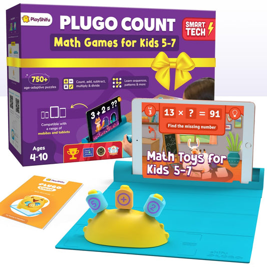 Shifu Plugo Count foldable gamepad enabling portable hands-on math play