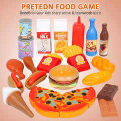 Shimfun BPA-free ABS plastic toy food ensures safe, durable pretend play sessions
