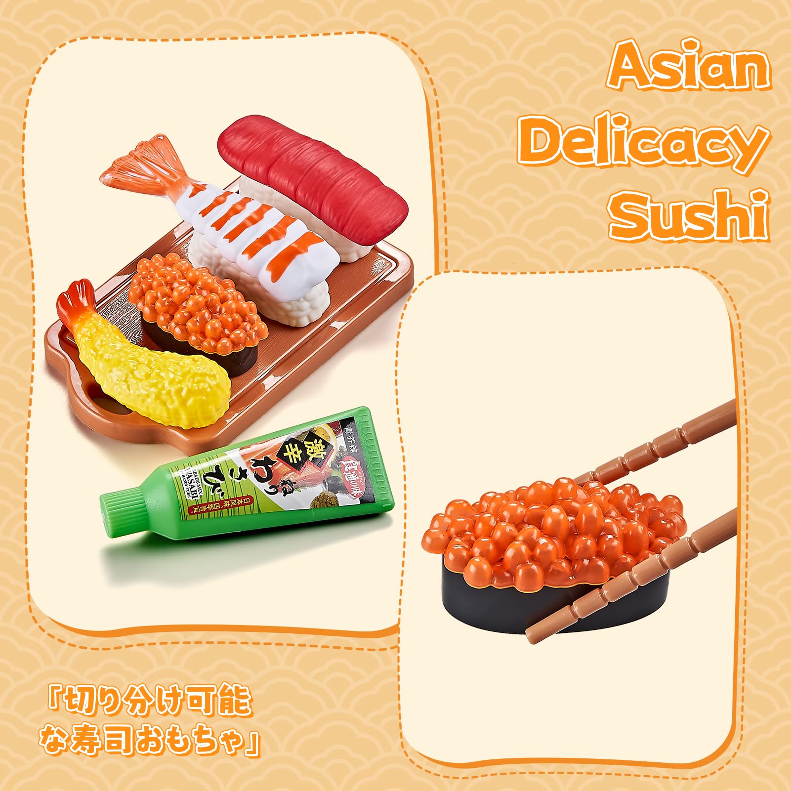 Shimfun Global Cuisine fruits and vegetables support cutting practice and color recognition