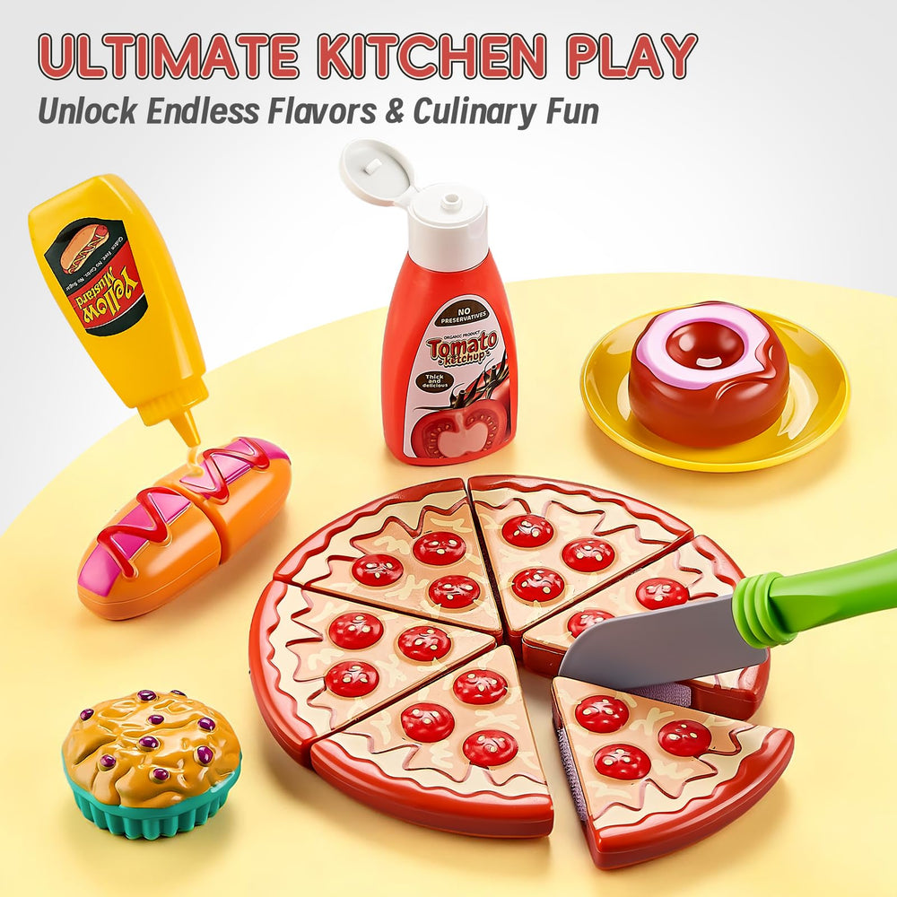 Shimirth chef hat and apron captured for role-play dress-up accessory set