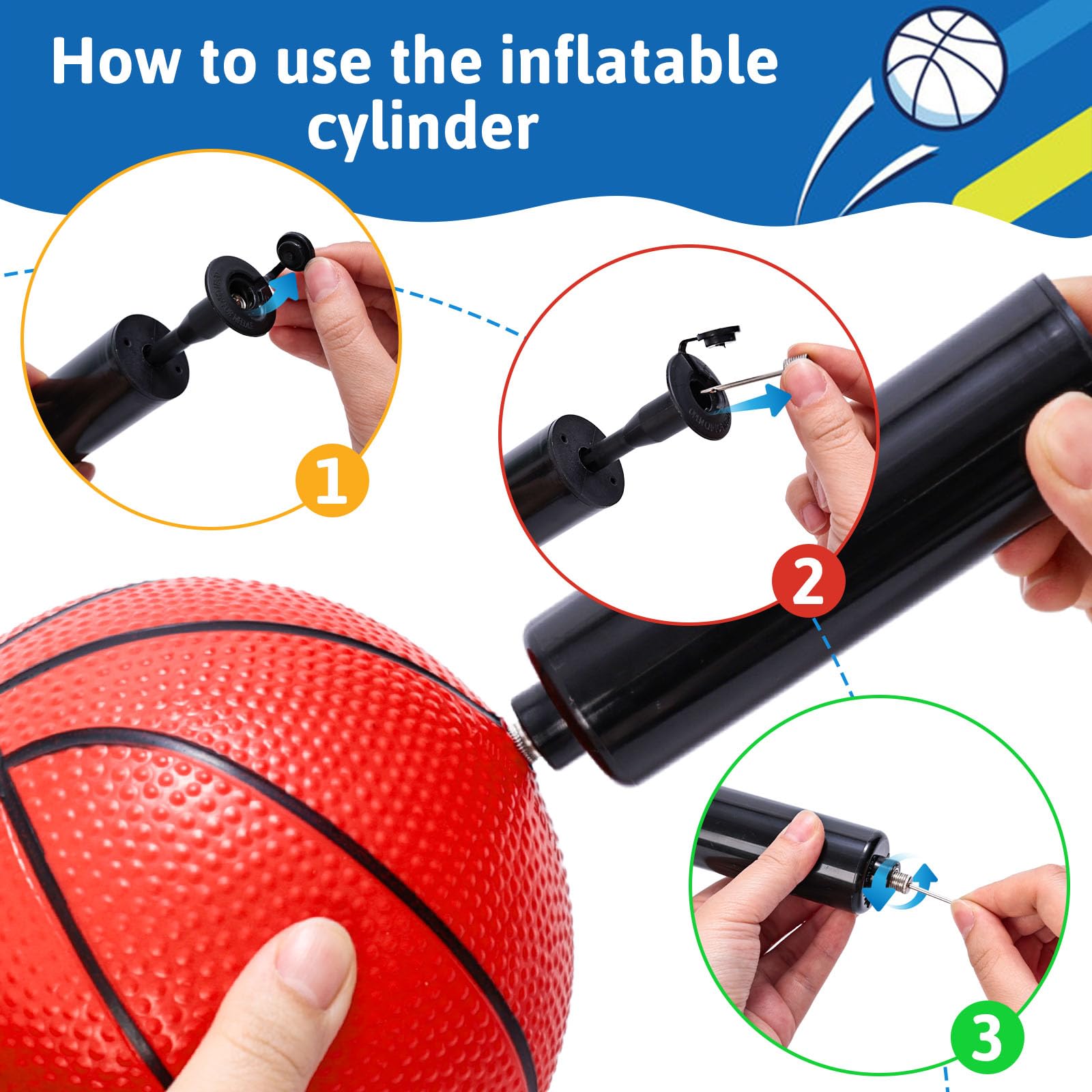 Shindel mini basketballs support indoor and outdoor play and exercise.