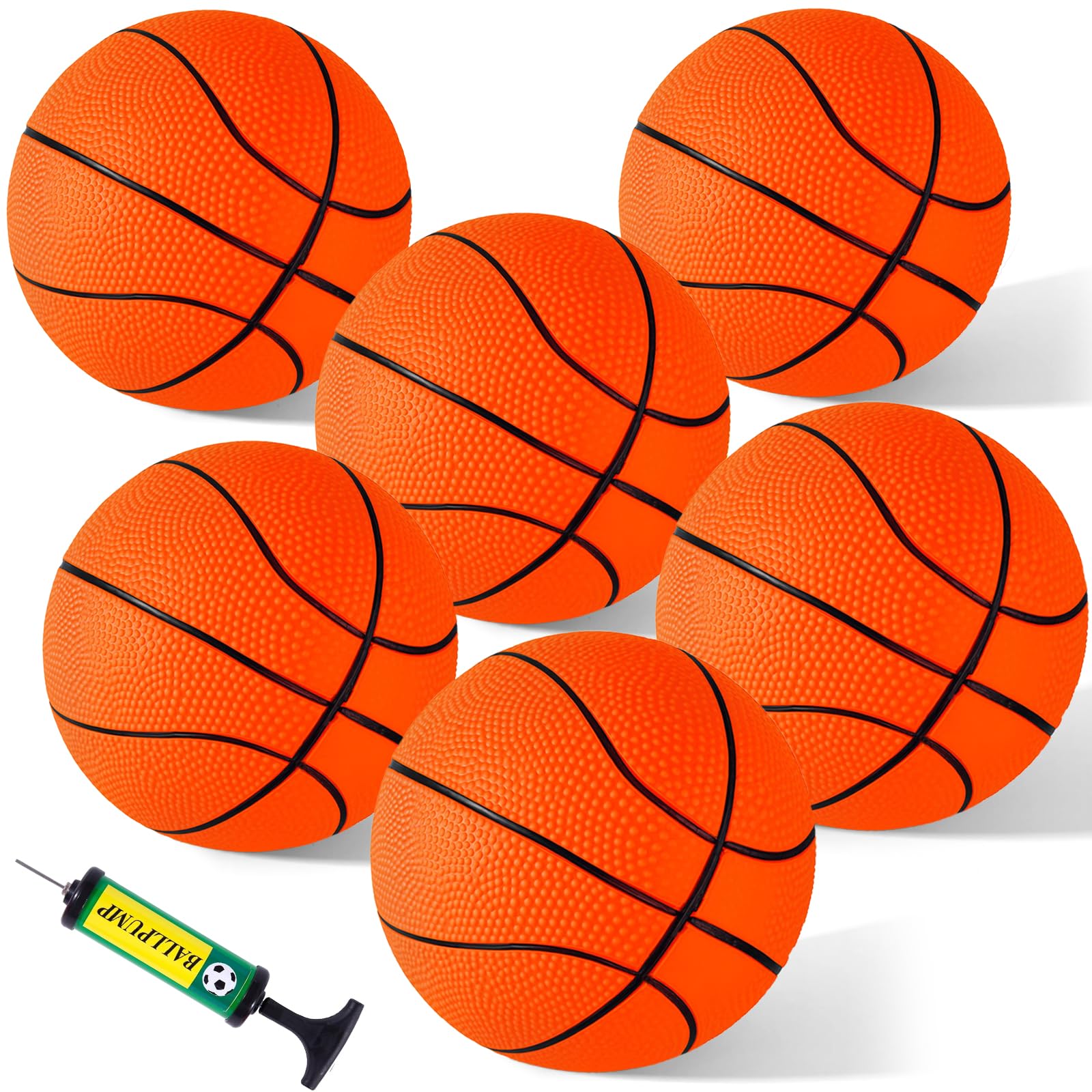 Shindel mini basketball 4.7 inch ball with textured grip for easy shooting