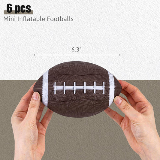 Shindel mini football with included pump for quick inflation.