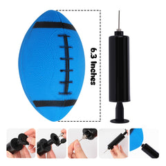 Shindel portable air pump included for quick inflation and setup.