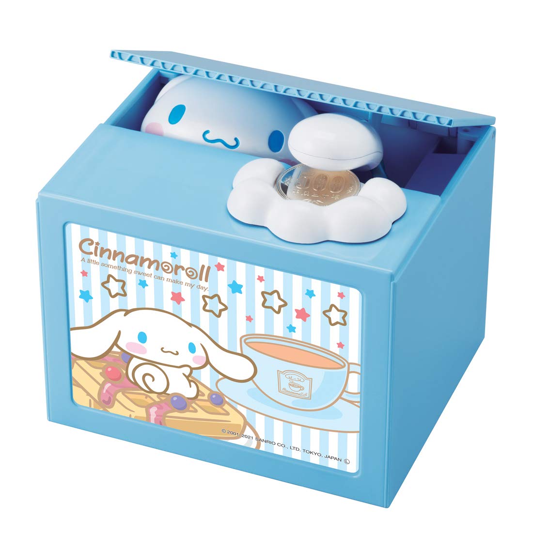 Shine Cinamororol Bank front view with Cinnamoroll, charming kids' room decor