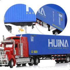 SHINESIGNAL Kenworth W900 blue truck wheels with authentic tread