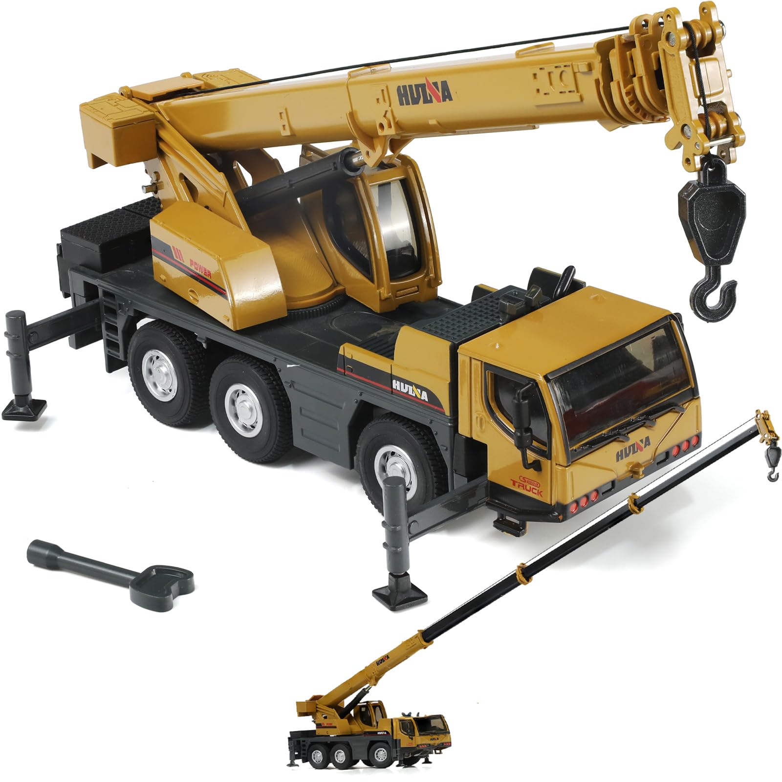 SHINESIGNAL Toy Crane Truck extended arm for imaginative play and display