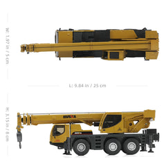 SHINESIGNAL Toy Crane Truck zinc alloy body ensures sturdy build