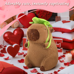 SHINUOER capybara plush size 12 inches with cozy huggable feel