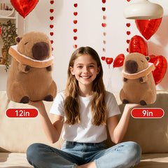 SHINUOER capybara plush features soft fabric and durable stitching.