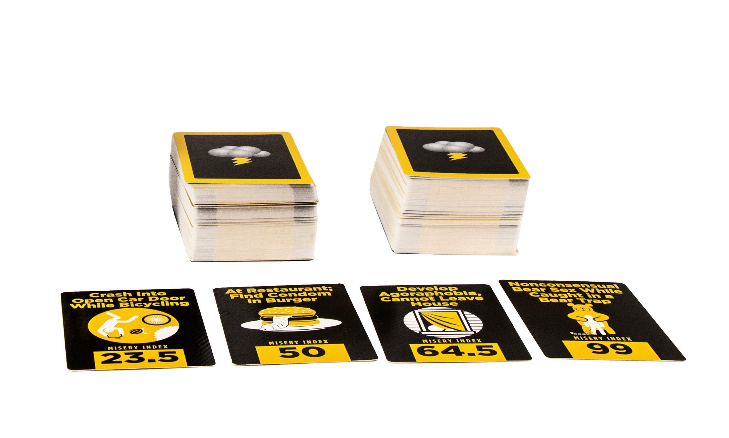 Players rank each scenario using the Misery Index in a lively game
